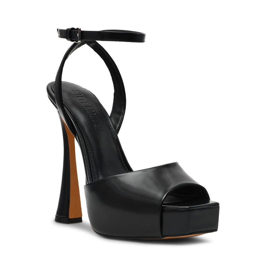 Sass Women's Black Platforms Heels