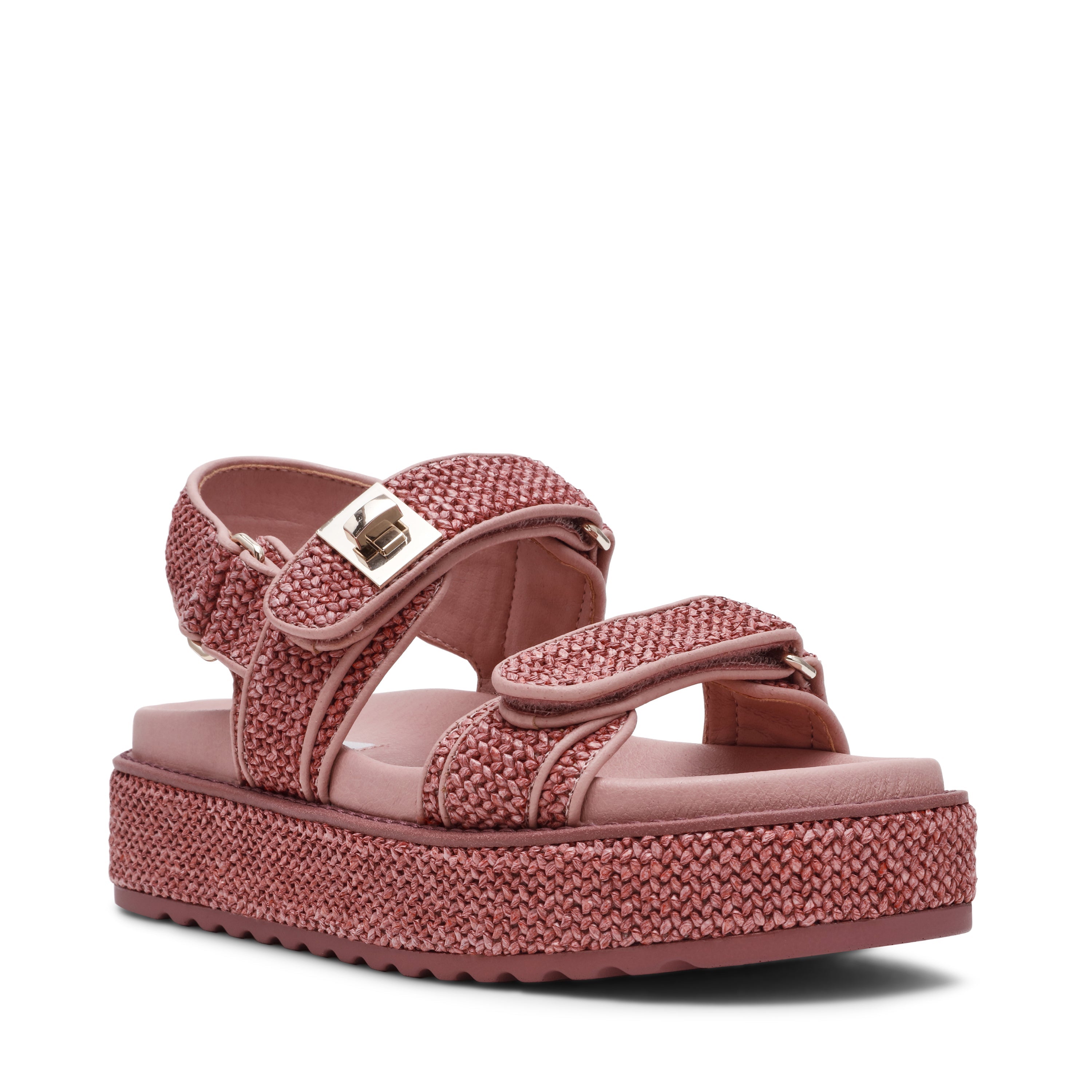 Bigmona Women's Dusty Pink Flat Sandals