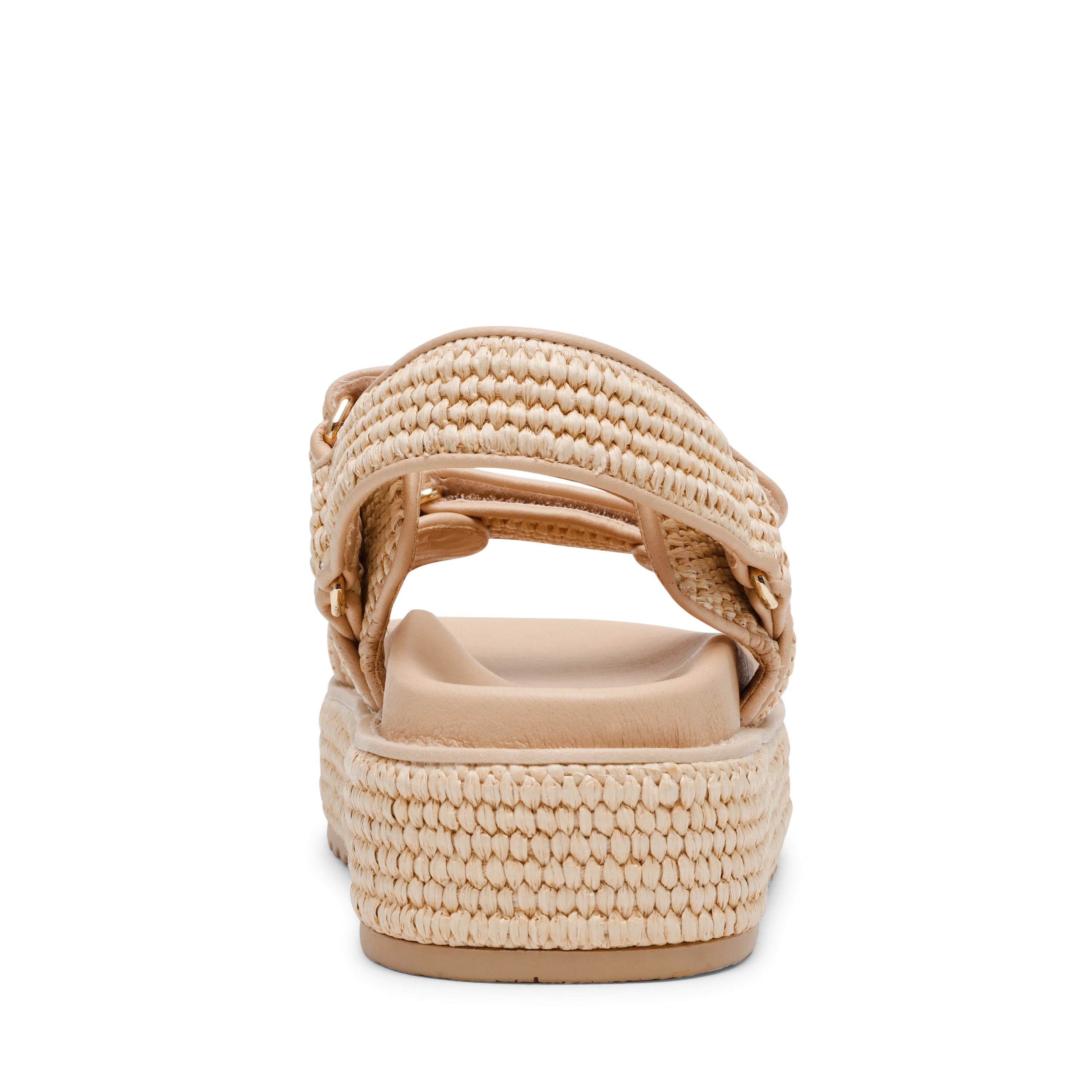 Bigmona Women's Natural Flat Sandals - view 4