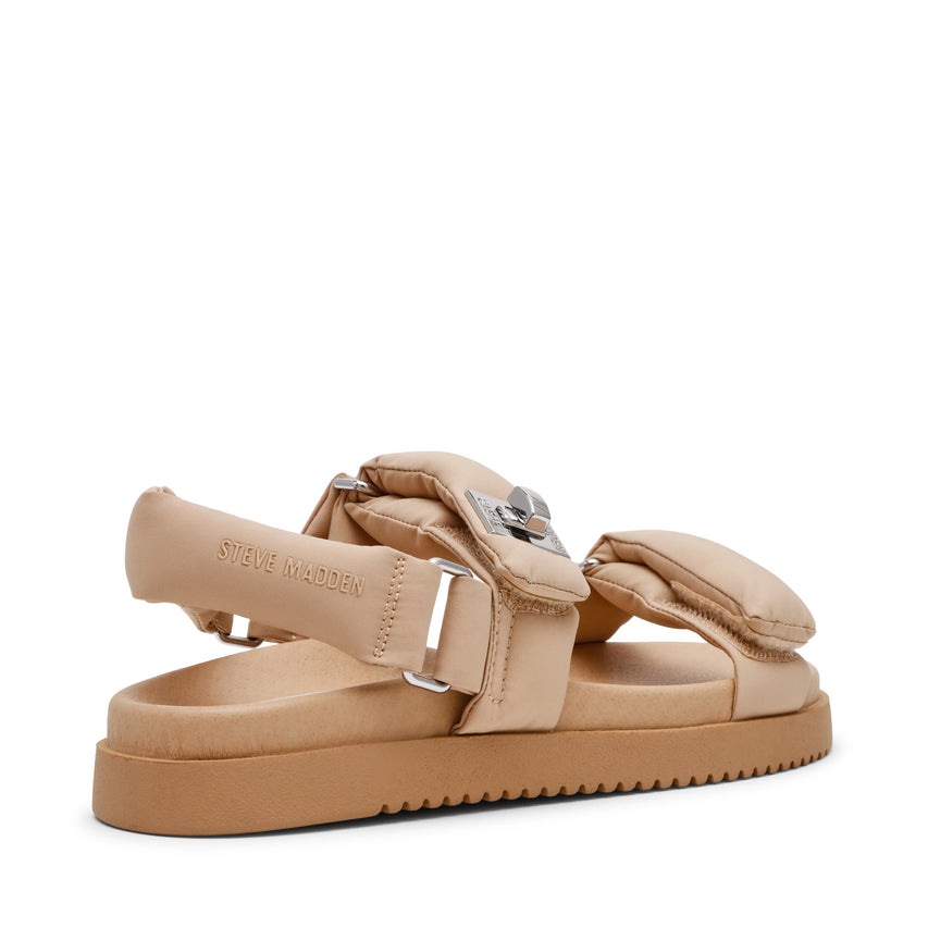 Monat Women's Blush Nylon Flat Sandals - view 2