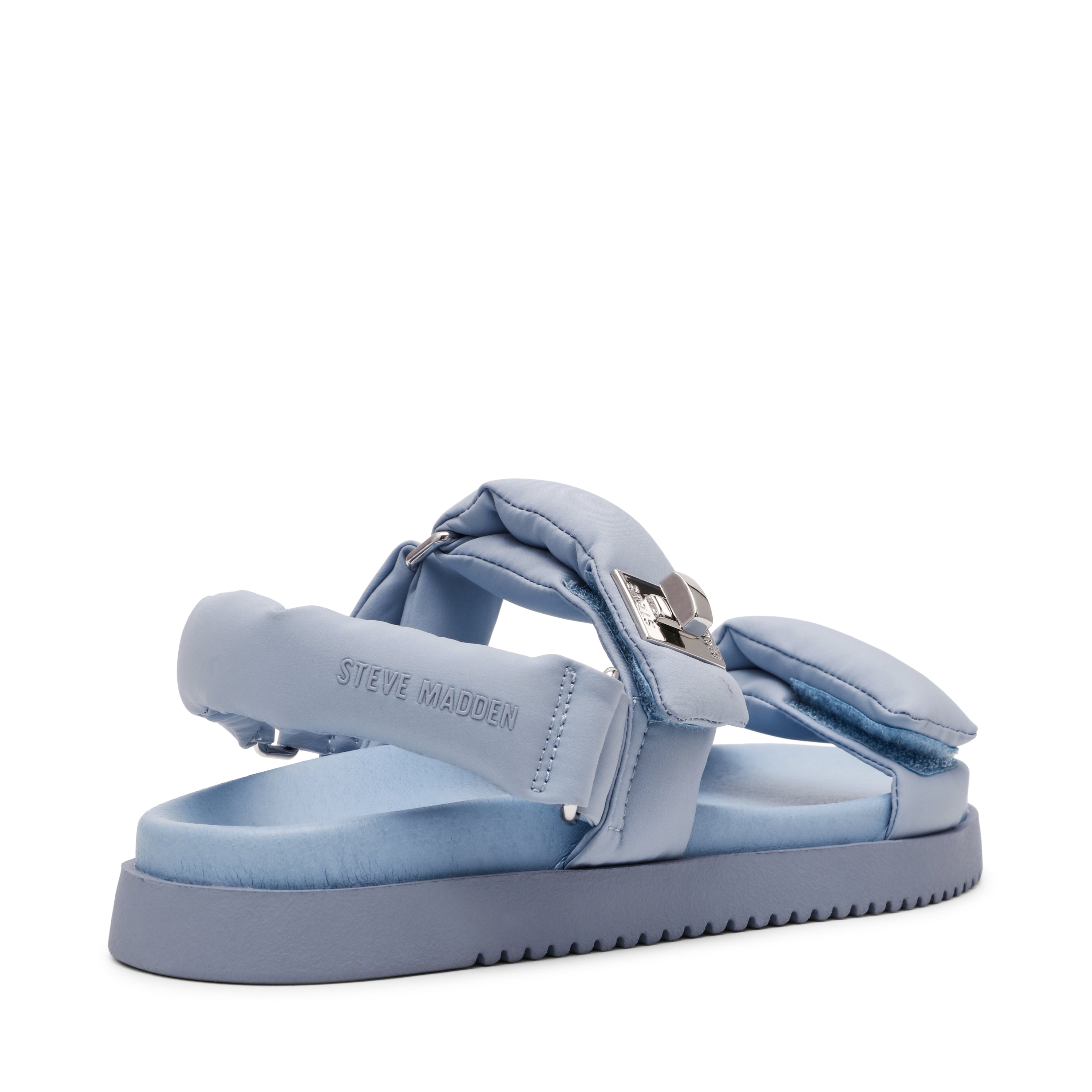 Monat Women's Blue Nylon Flat Sandals - view 3