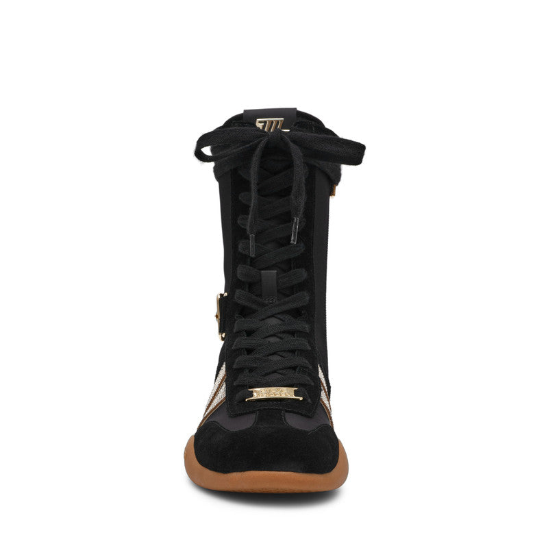 Bently Black Women's High Top Sneakers