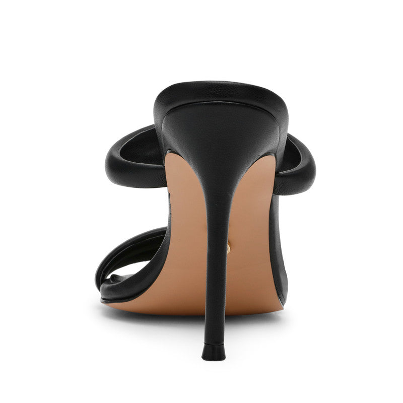 Saturn-Cn Black Women's Heels — rear view