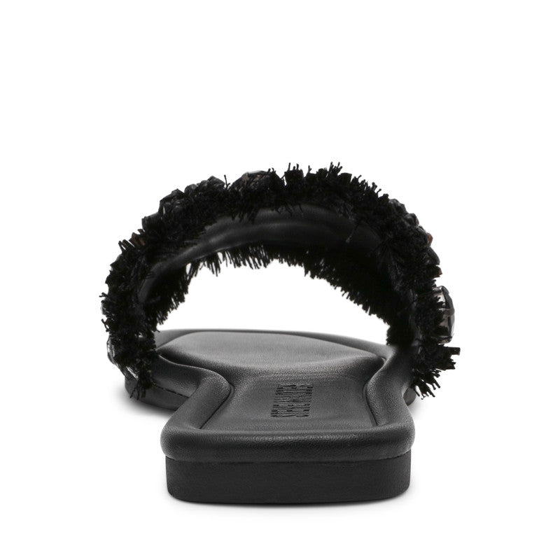 Hampton St. Black Women's Flat Sandals - view 4