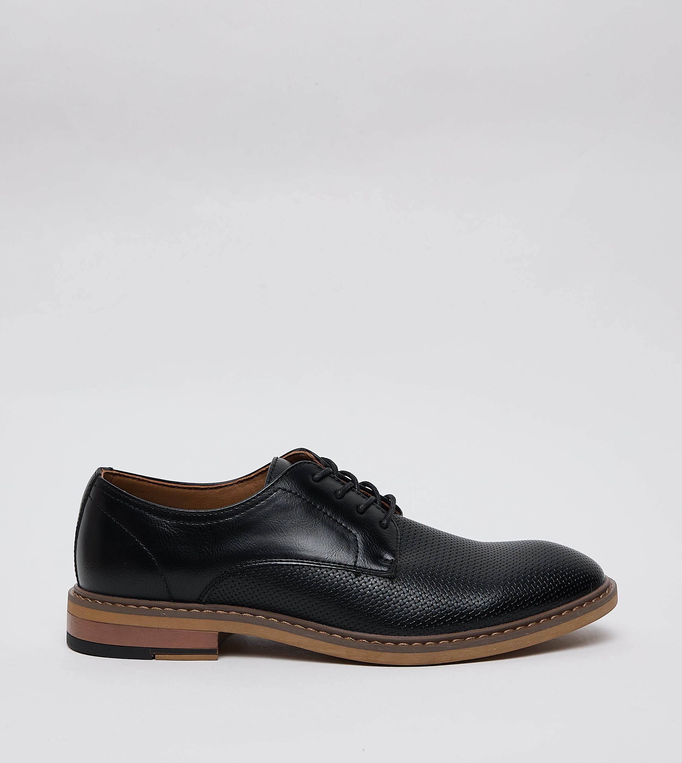 Mevester Men's Black Dress Shoes
