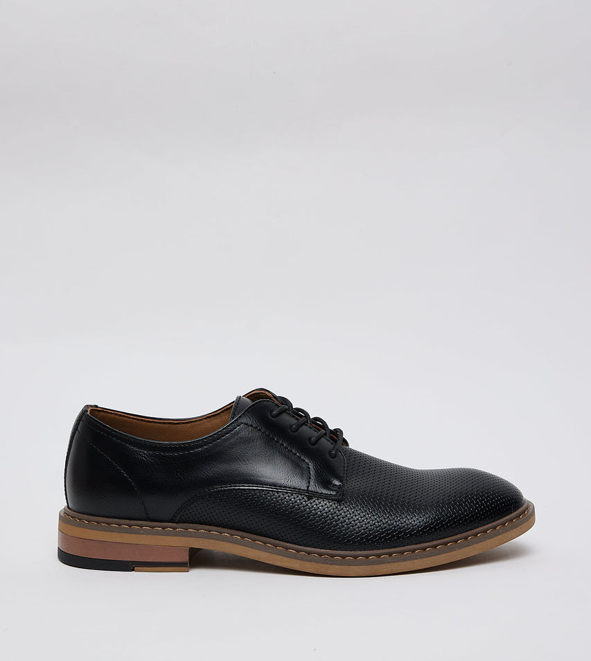Mevester Men's Black Dress Shoes