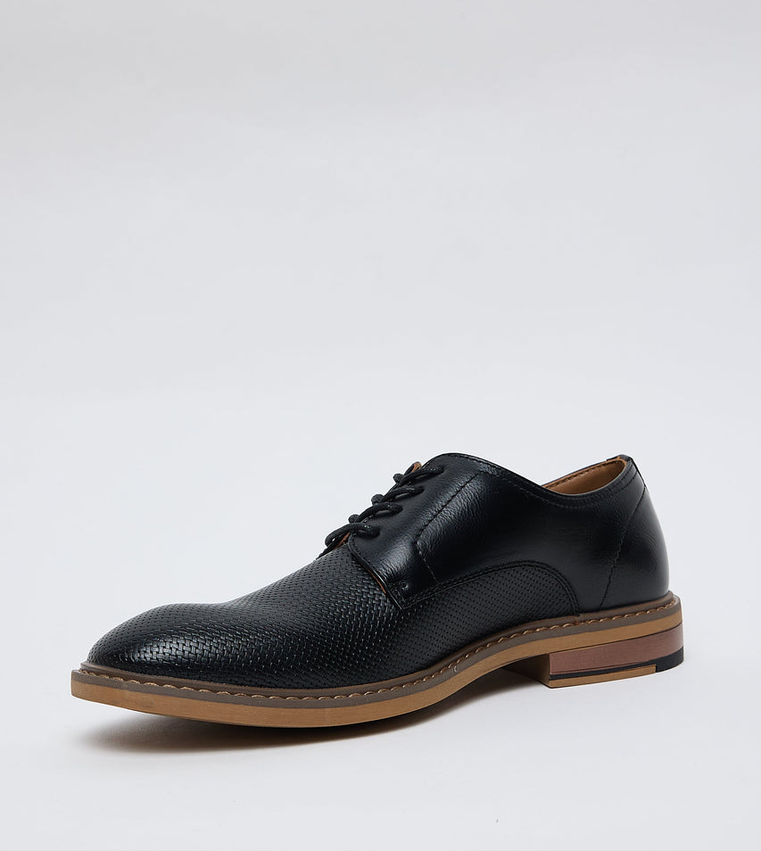 Mevester Men's Black Dress Shoes - view 3