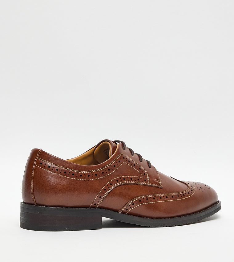 Maymmers Cognac Men's Formal Lace-Up Shoes - view 3