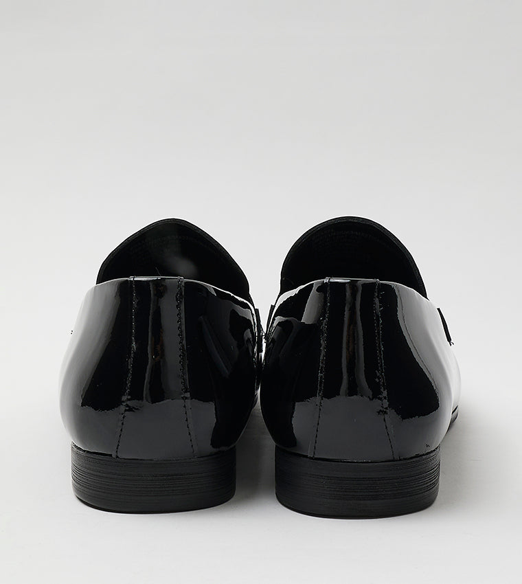 Braxel Men's Black Patent Leather Lace-Up Shoes - view 5