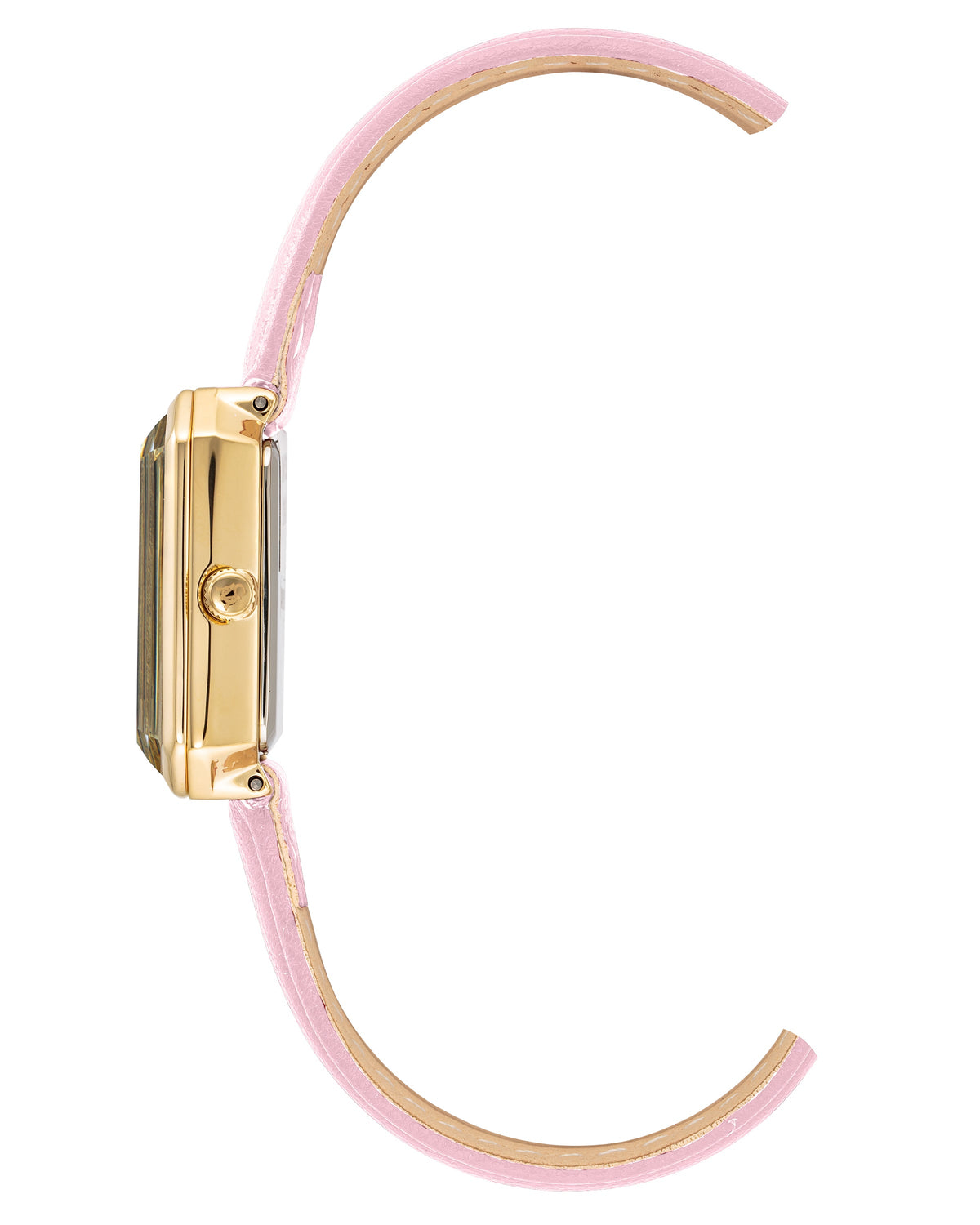 Steve Madden Pink Gold Octagonal Women's Watch with bracelet strap style - view 4