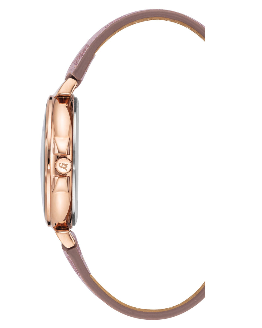 Steve Madden Women's Rose Gold Patterned Dial Bracelet Watch with 36 mm - view 4