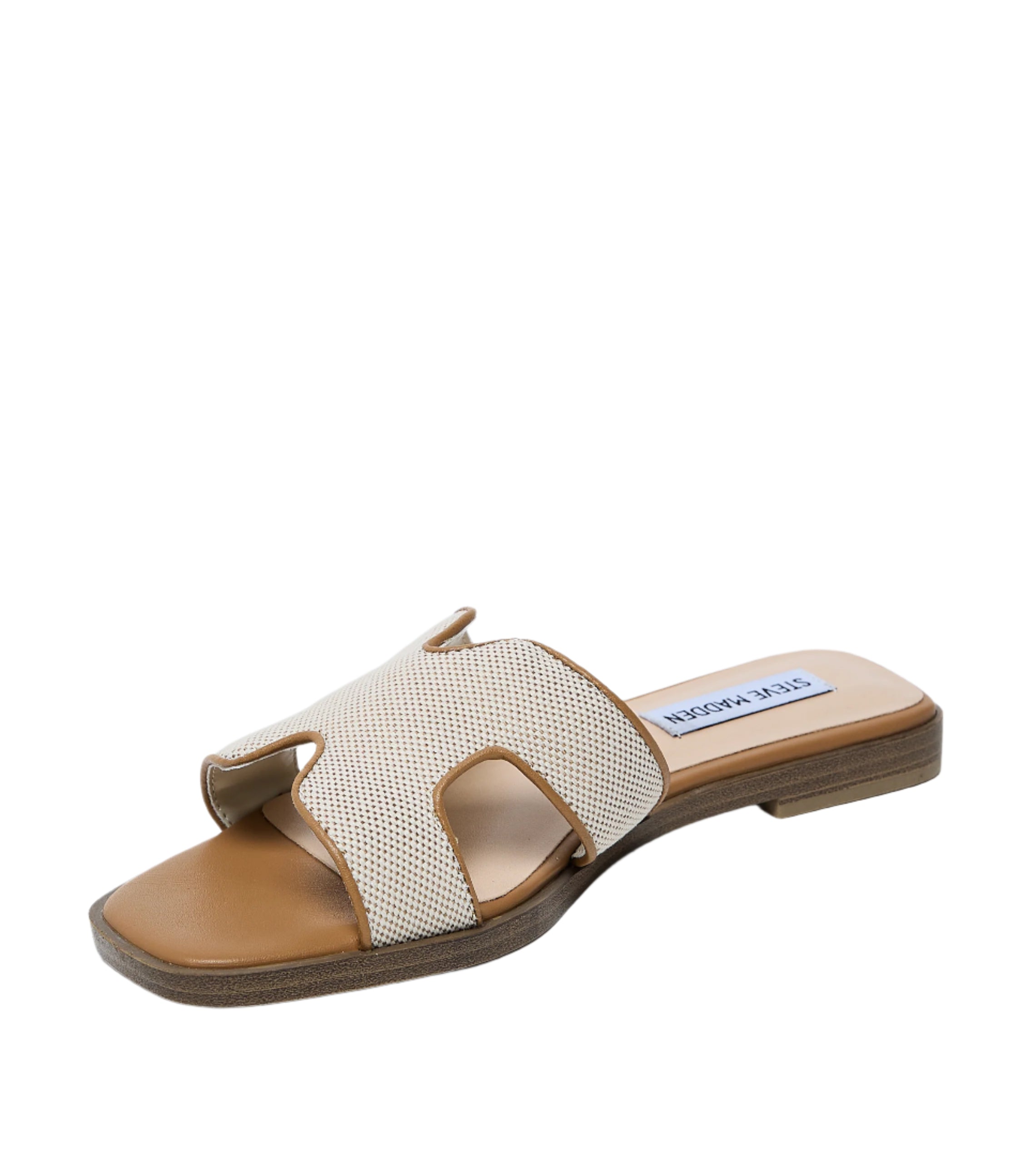 PAVEN KHAKI FLAT SANDALS