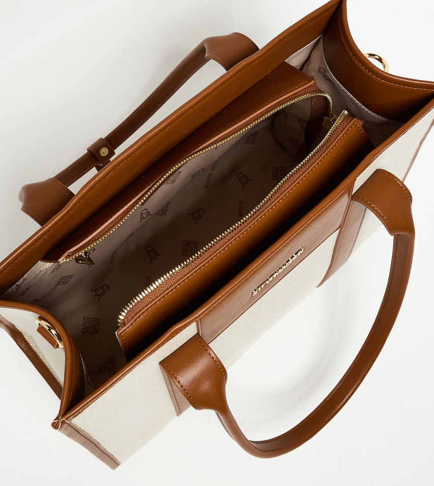 Minimalist Women's Brown Tote Bag - view 5