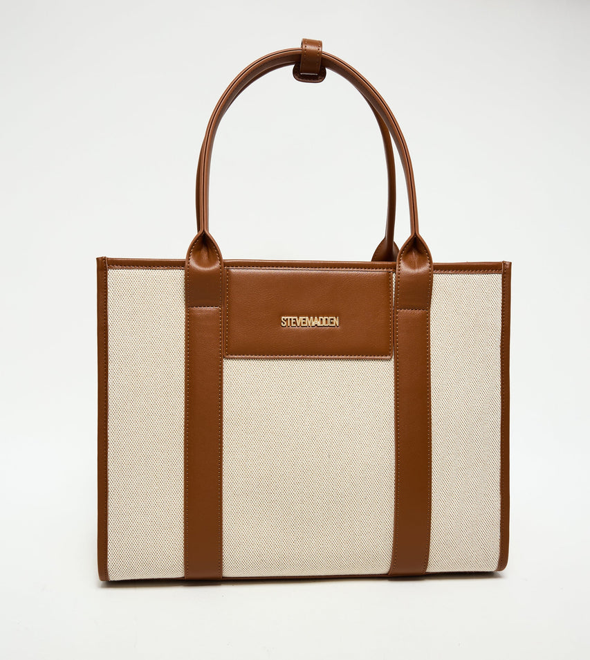 MINIMALIST BROWN TOTE BAG