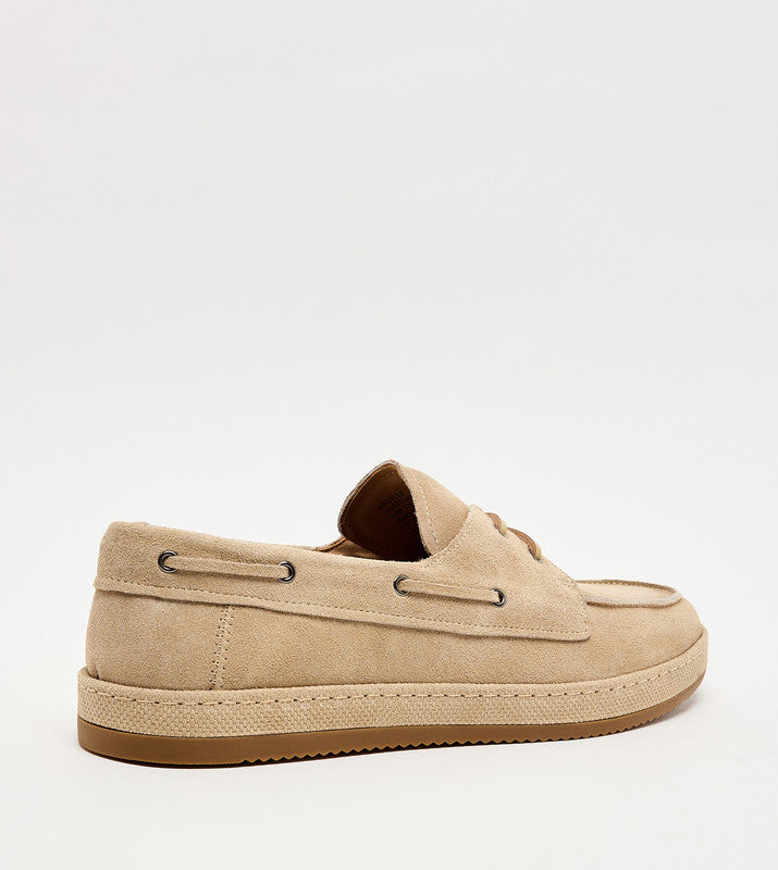 Steve Madden Argylee men's tan lace-up casual shoes, front view