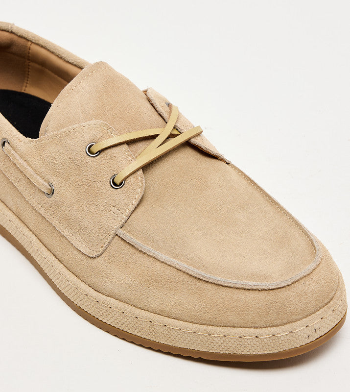 Steve Madden Argylee men's tan lace-up casual shoes, sole view