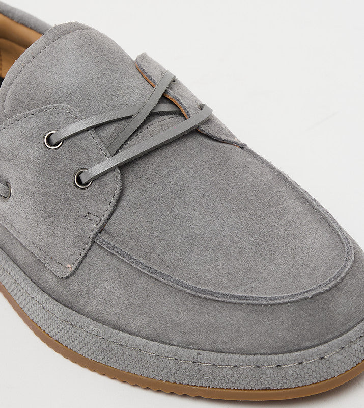 Steve Madden Argylee men's grey lace-up casual sneakers, sole view