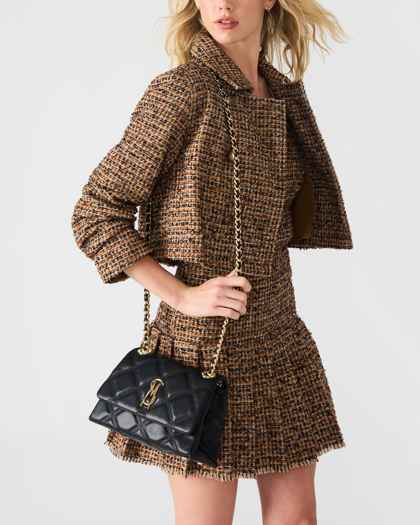 BAMARA-2 BLACK MULTICOLOR CROSSBODY