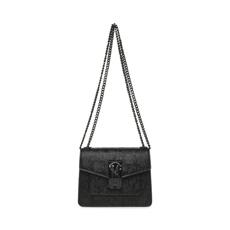 Steve Madden Bartie-b Women's Black & Gold Crossbody Bag - front view