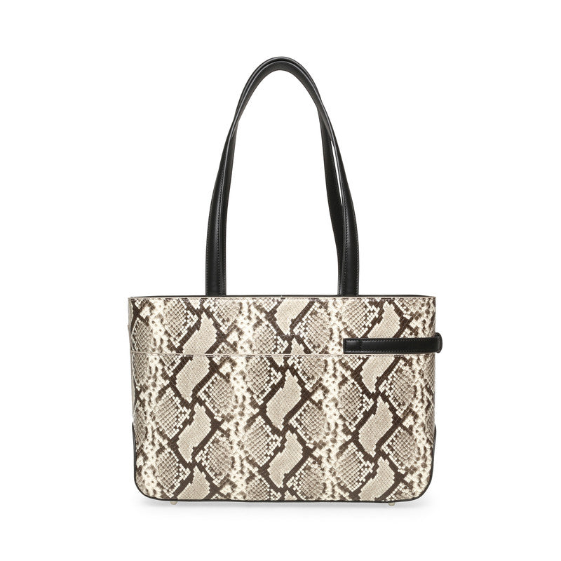Steve Madden Bavantic Women's Grey & Silver Tote Bag - back view