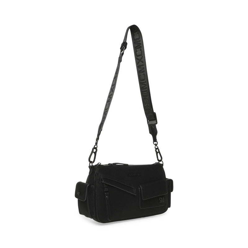 Steve Madden Beddie Women's Black Shoulder Bag - side profile - view 5