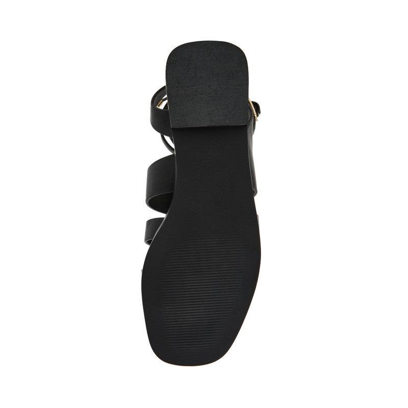 Bellevue Black Women's Flat Sandals - view 4