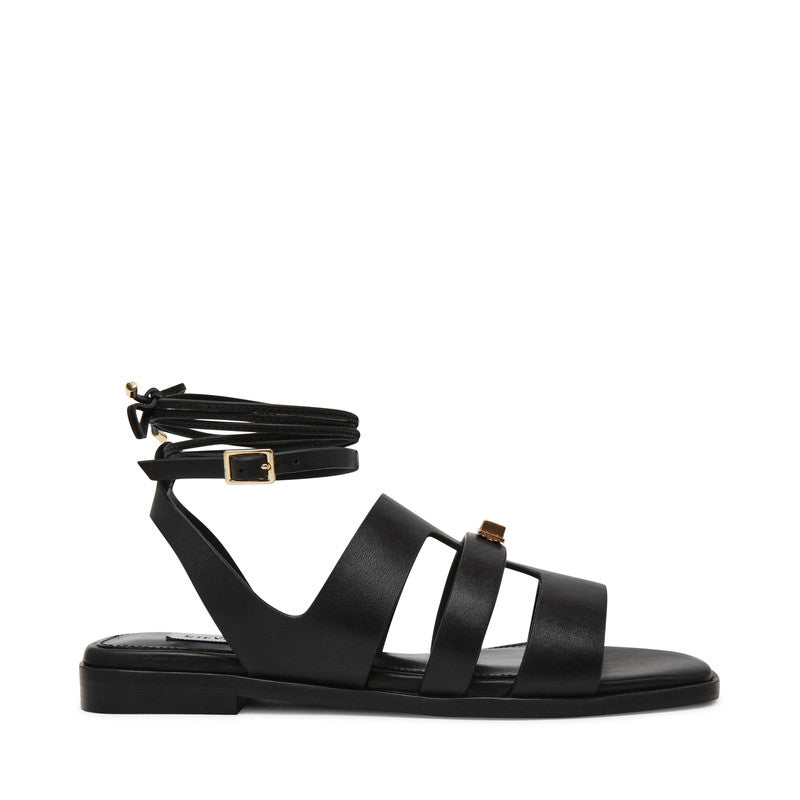 Bellevue Black Women's Flat Sandals - view 6