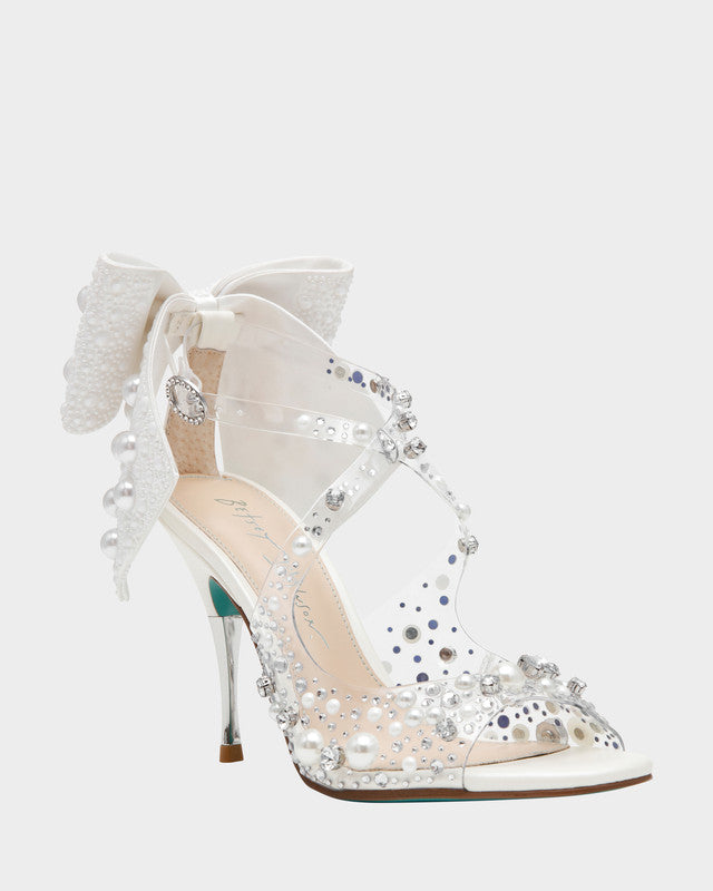 SB-Tessa Women's Pearl Multi Heeled Sandals