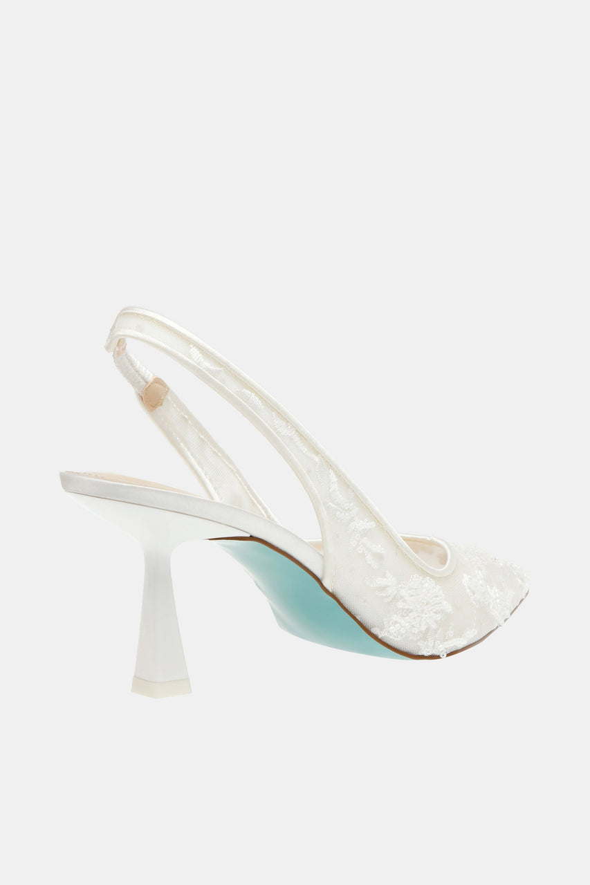 Steve Madden Sb-nikki Women's Ivory Pumps - side profile - view 2