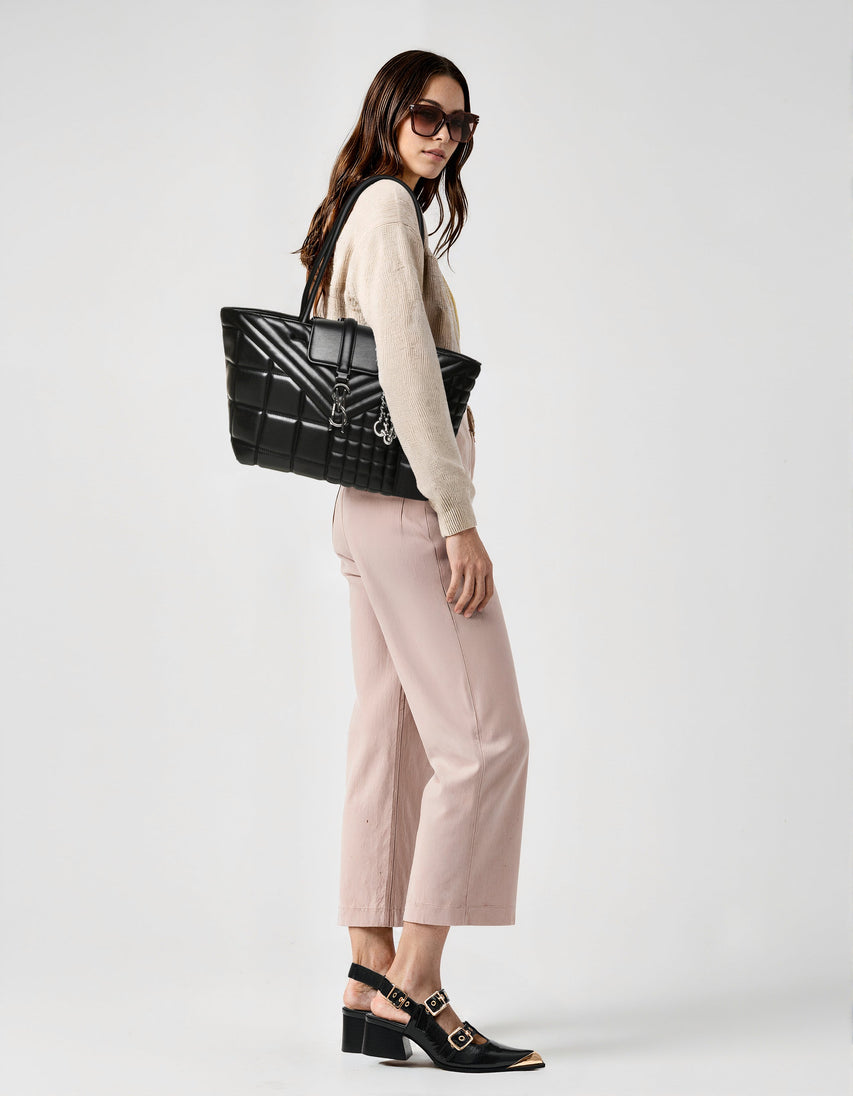Bflore Women's Black Multicolor Tote Bag - view 2