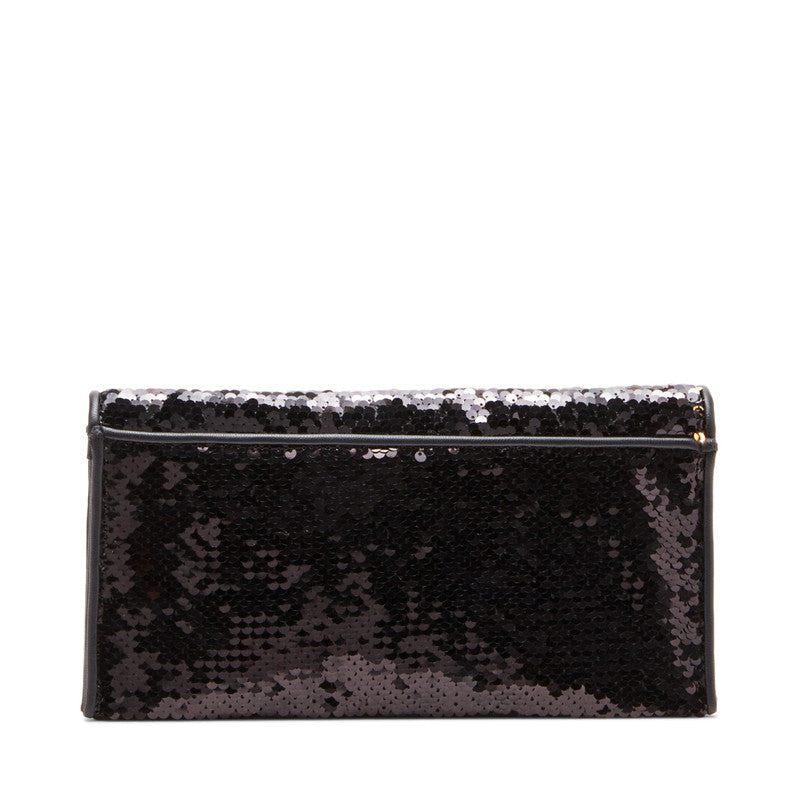 Steve Madden Bglamy Women's Black & Gunmetal Shoulder Bag - back view