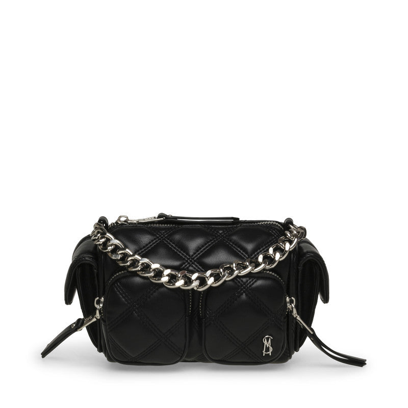 Steve Madden Bminny Women's Black & Nickel Mini Bag - front view