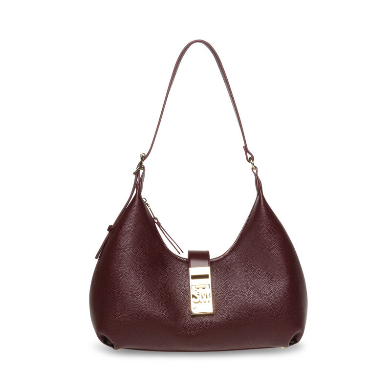 Steve Madden Bovie-c Women's Wine Hobo Bag - front view