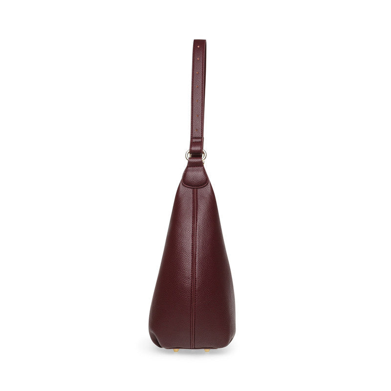 Steve Madden Bovie-c Women's Wine Hobo Bag - side profile - view 5