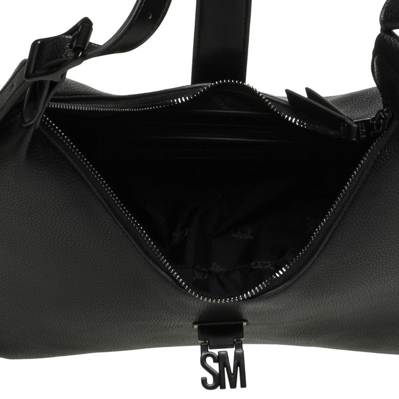Steve Madden Bovie-m Women's Black Hobo Bag - open interior view