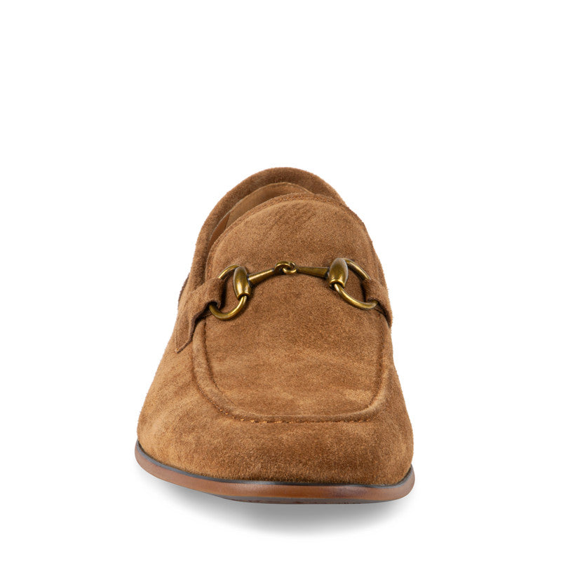 Steve Madden Braave Men's Tobacco Loafers - alternate front view