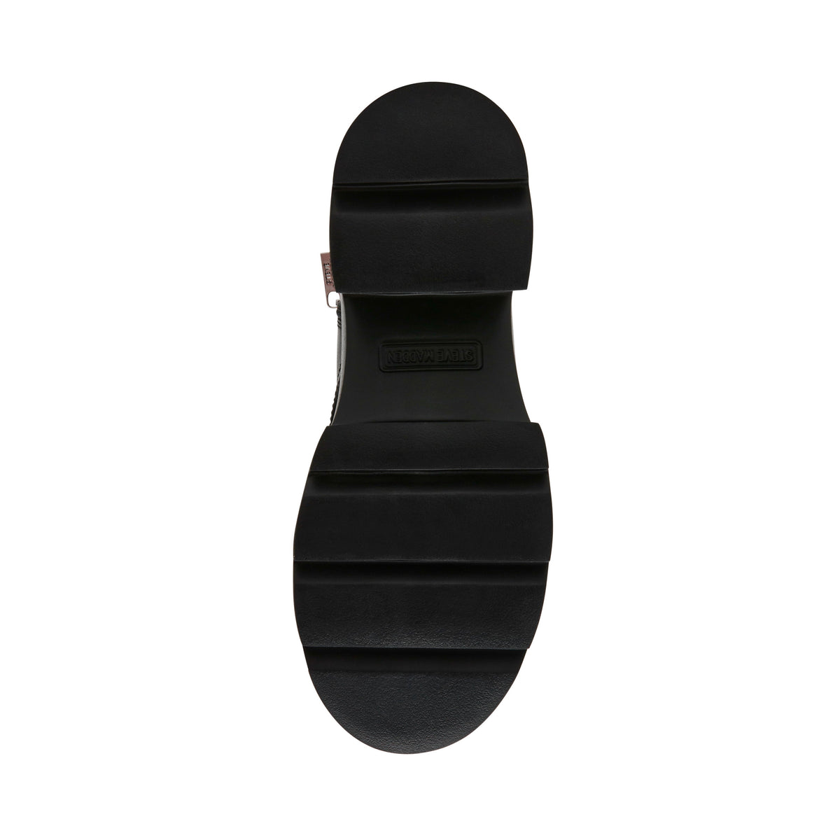 Steve Madden Braker women's black ankle boots, back view