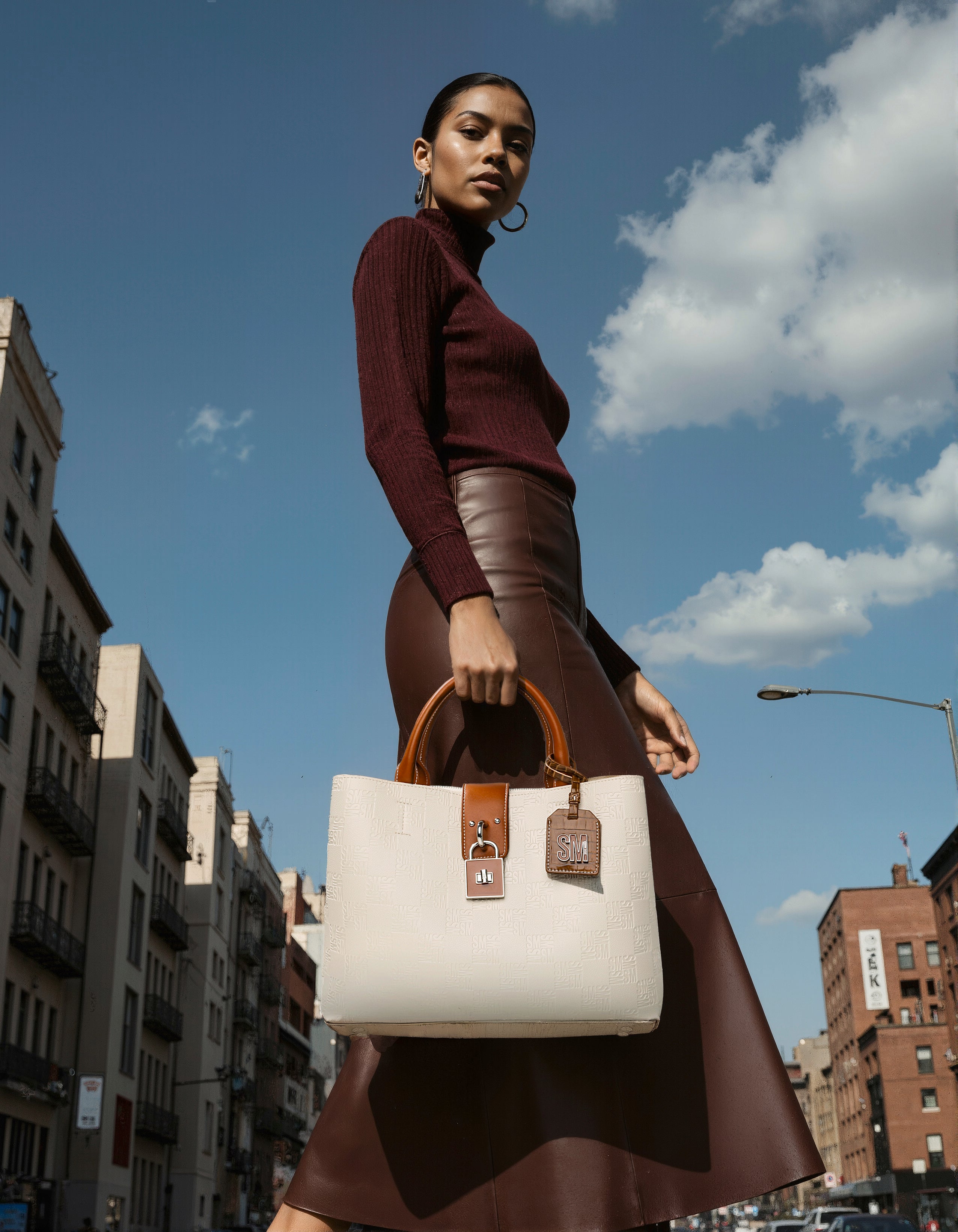 SOLANA BONE SATCHEL BAG