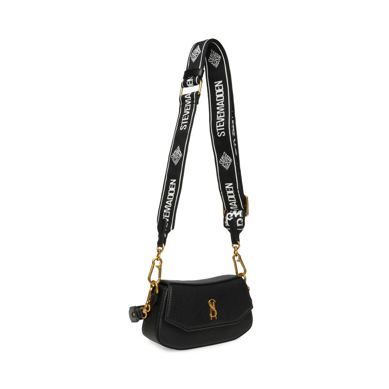 Steve Madden Btaiga-e Women's Black Shoulder Bag - side profile - view 5
