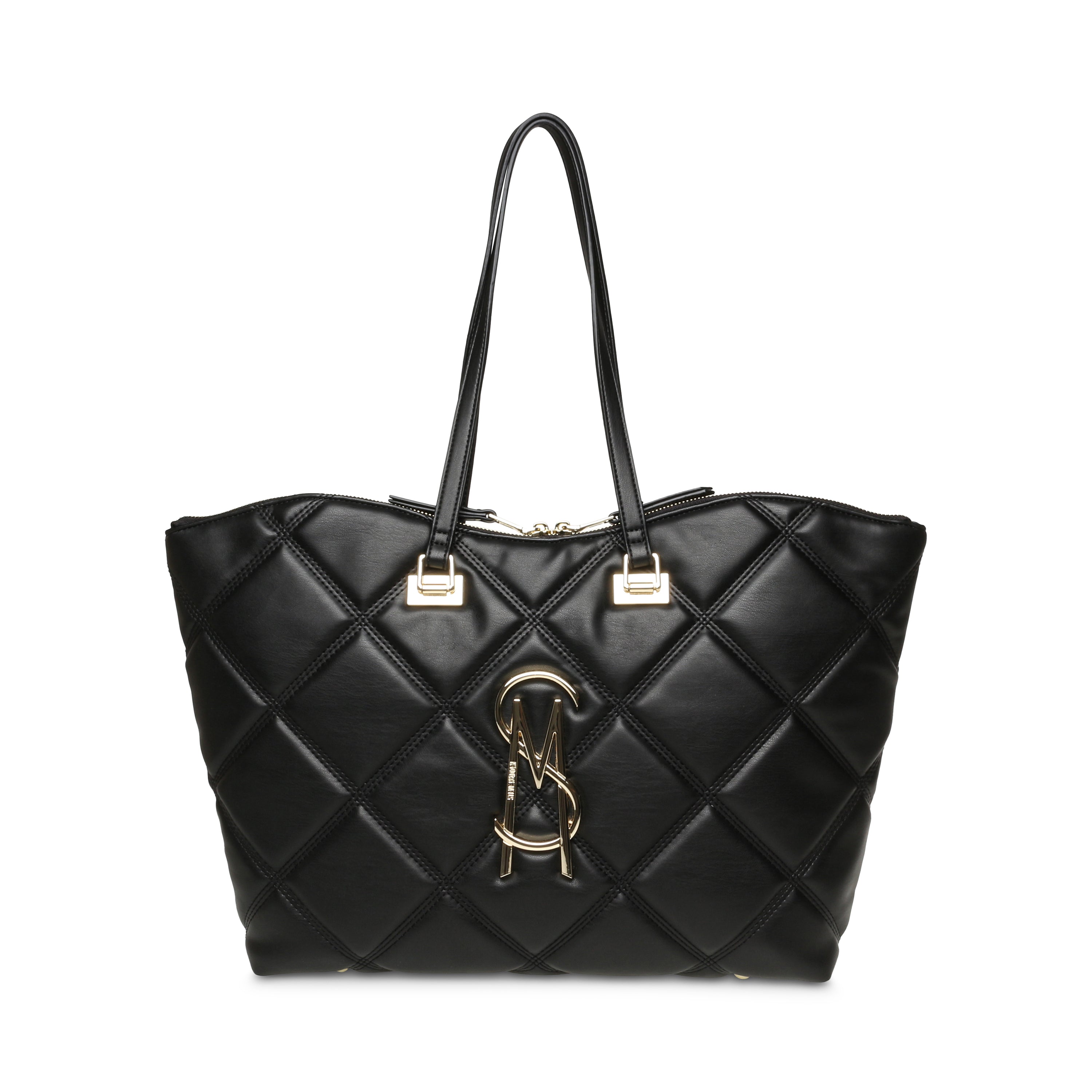 BVUSE BLACK MULTICOLOR TOTE BAG