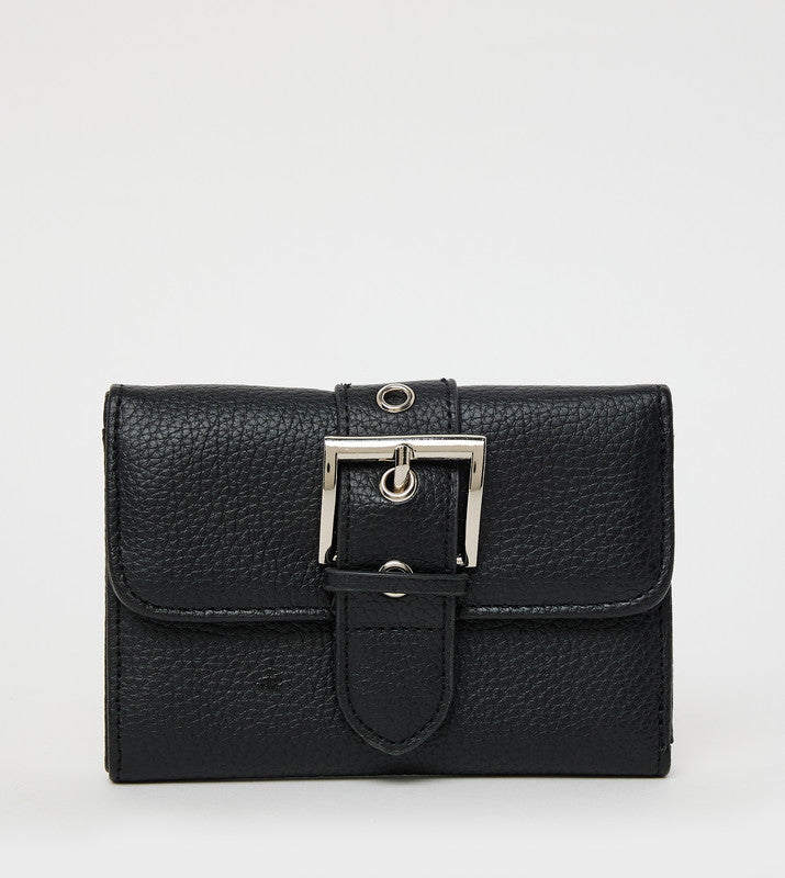 Bellison Women's Black Wallet — front view