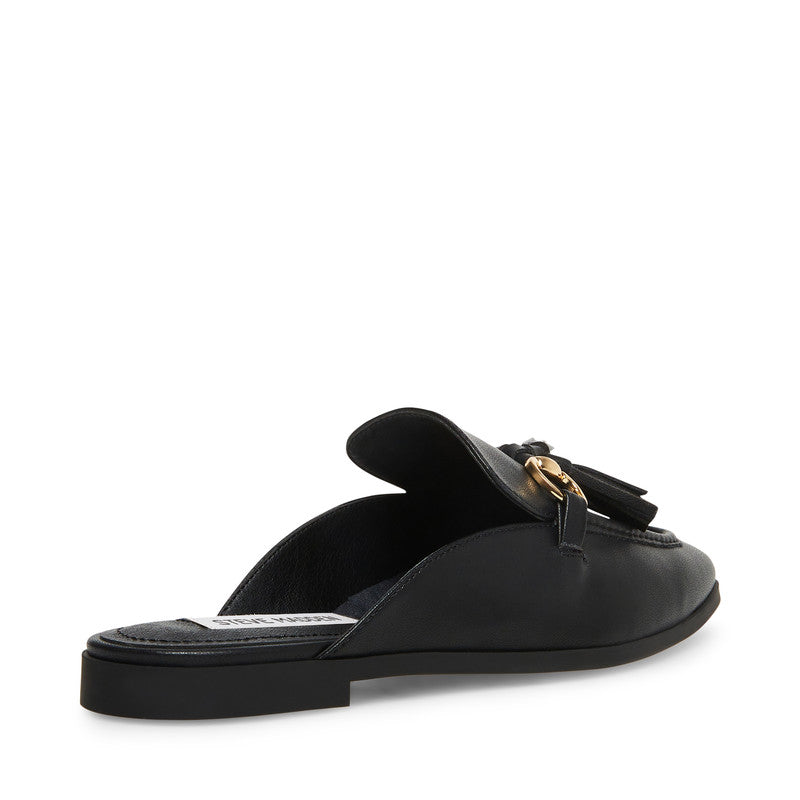Steve Madden Cayler Women's Black Leather Mules - side profile - view 2