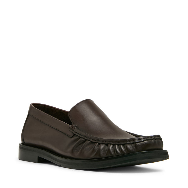 Steve Madden Chester Men's Brown Loafers - front three-quarter view