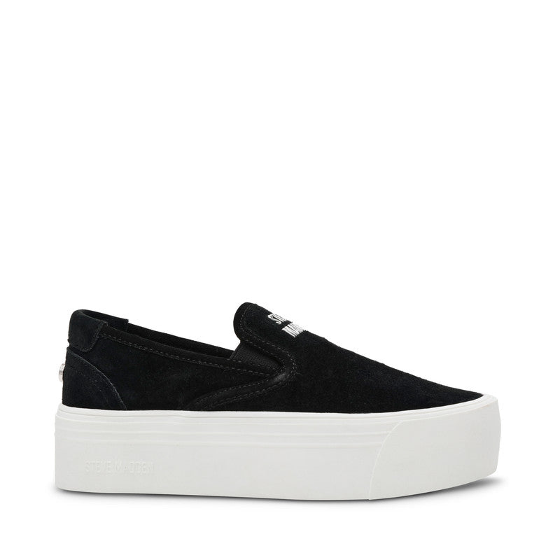 Clifftop Women's Black Suede Sneakers