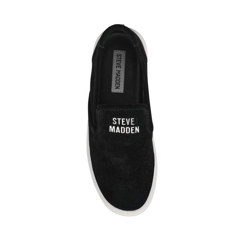 Clifftop Women's Black Suede Sneakers - view 3