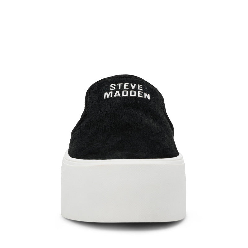 Clifftop Women's Black Suede Sneakers - view 4