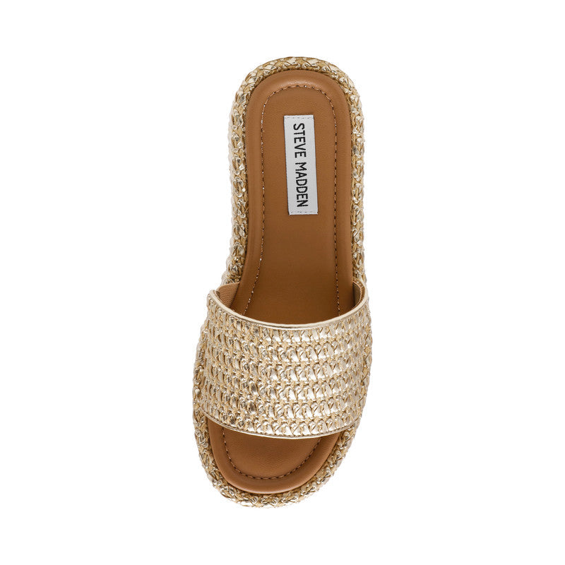 Decor Gold Women's Wedge Sandals - view 6
