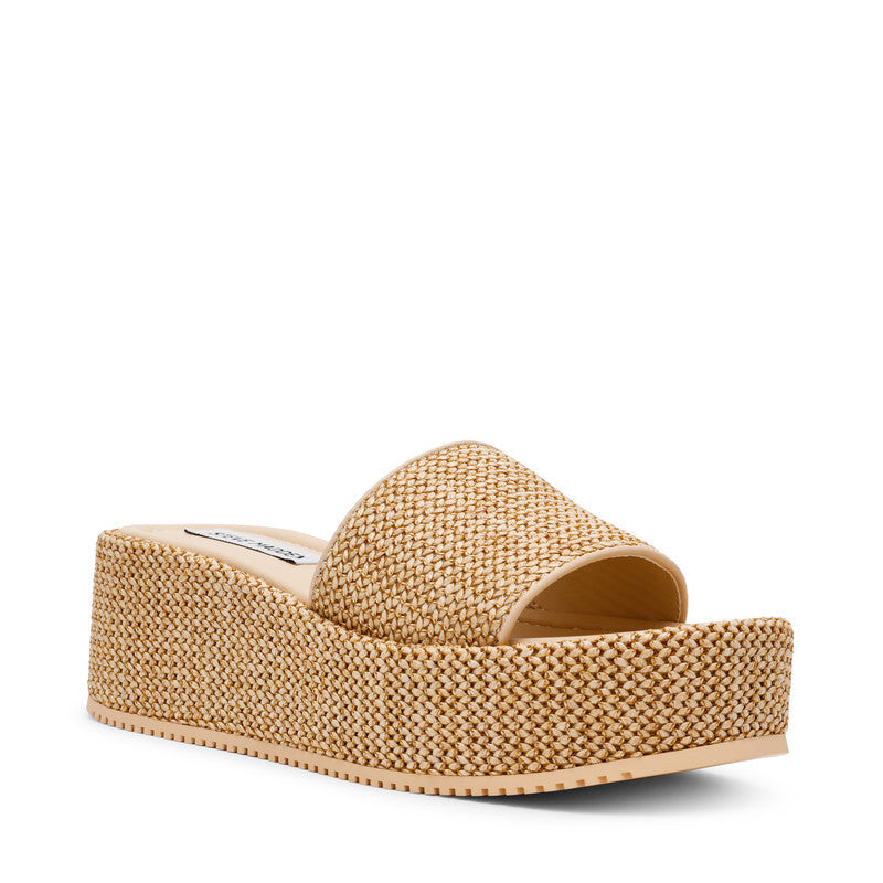 Steve Madden Decor Light Brown Women's Wedge Sandals, featured product view