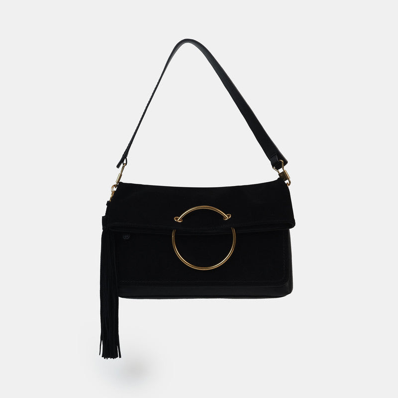 Delilah Women's Black Shoulder Bag