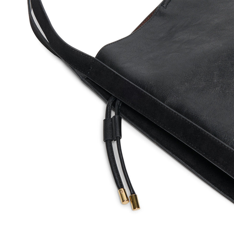 فالون حقيبة كتف نسائية - أسود 